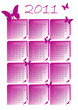 Calendario 2011 viola Calendario 2011 viola