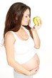 Pregnant with apple