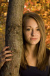 Beautiful teenage girl - Autumn Setting