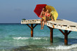 Ein Paar im Urlaub