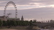 Rear view of London eye