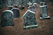 Halloween graves