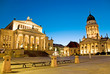gendarmenmarkt berlin sunset