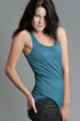 casual brunette