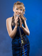 singing woman singing woman