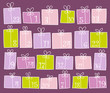 Weihnachtskalender bunt