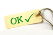 Foto: Ok Schild Ok Schild
