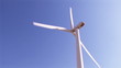 Video: Rear view of a wind turbine in activity Rear view of a wind turbine in activity