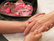 preparation to manicure
