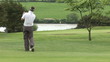Video: Professional golfer doing his final hole Professional golfer doing his final hole