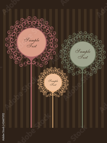 Vector: abstract vintage background with place for text abstract vintage background with place for text