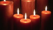 Video: Scrolling showing eight lit candles in the dark Scrolling showing eight lit candles in the dark