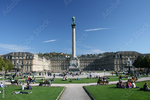 Foto: Schlossplatz in Stuttgart Schlossplatz in Stuttgart