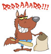 Werewolf Holding Club And Bag Werewolf Holding Club And Bag