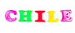 chile written in fridge magnets