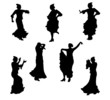 Flamenco - vector silhouettes Flamenco - vector silhouettes