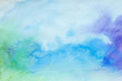 canvas print picture - color strokes watercolor painting art
