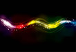 Blurry abstract neon spectrum light effect background Blurry abstract neon spectrum light effect background