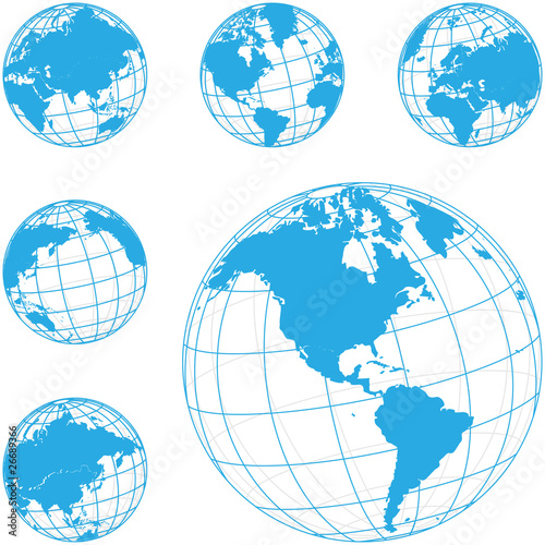 Vector: globes Original Vector Illustration Globes and Maps globes Original Vector Illustration Globes and Maps