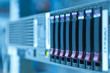 cluster of hard drives