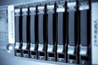cluster of hard drives