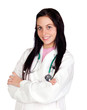 Attractive brunette Doctor