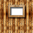 Old grunge room with wooden picture frames in Victorian style Old grunge room with wooden picture frames in Victorian style
