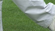 Video: Close up of a golfer hitting the ball on a course Close up of a golfer hitting the ball on a course