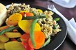 Healthy rice and vegetable set Healthy rice and vegetable set