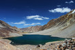 Dark blue lake in Pamir, Tajikistan, Central Asia Dark blue lake in Pamir, Tajikistan, Central Asia