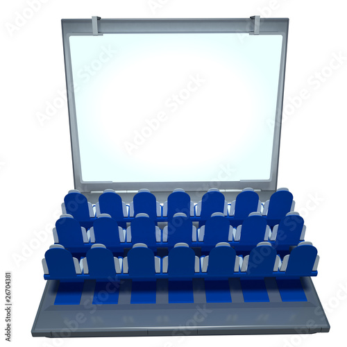 Illustration: on laptop on laptop