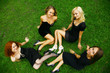 Group of beautiful women