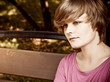 Young sexy girl with bob haircut