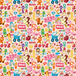 cartoon baby seamless pattern cartoon baby seamless pattern