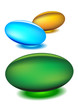 Gel medicine capsules - vector illustrations Gel medicine capsules - vector illustrations