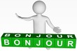 Cubes - 141 - BONJOUR