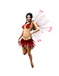 fairy of love flying down