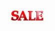 Video: Letters falling into frame to promote a sale (with alpha matte) Letters falling into frame to promote a sale (with alpha matte)