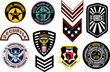 classic emblem badge shield