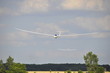 Segelflugzeug bei der Landung