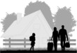 Agritourism - a family on vacation