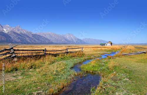 Photo: Old barns in Grand Tetons Old barns in Grand Tetons