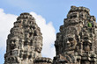 face reliefs in bayon temple