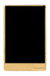 vintage empty photo frame isolated on white