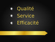 gold diapo qualité, service, efficacité
