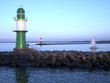 Leuchttürme in Warnemünde,Rostock,Deutschland Leuchttürme in Warnemünde,Rostock,Deutschland