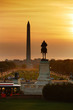 National mall sunset, Washington DC