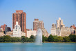 New York City Central Park and Manhattan skyline