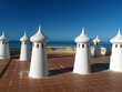 Photos : Fairy Chimneys on the terrace overlooking the sea