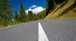 a pass road in the austrian alps a pass road in the austrian alps